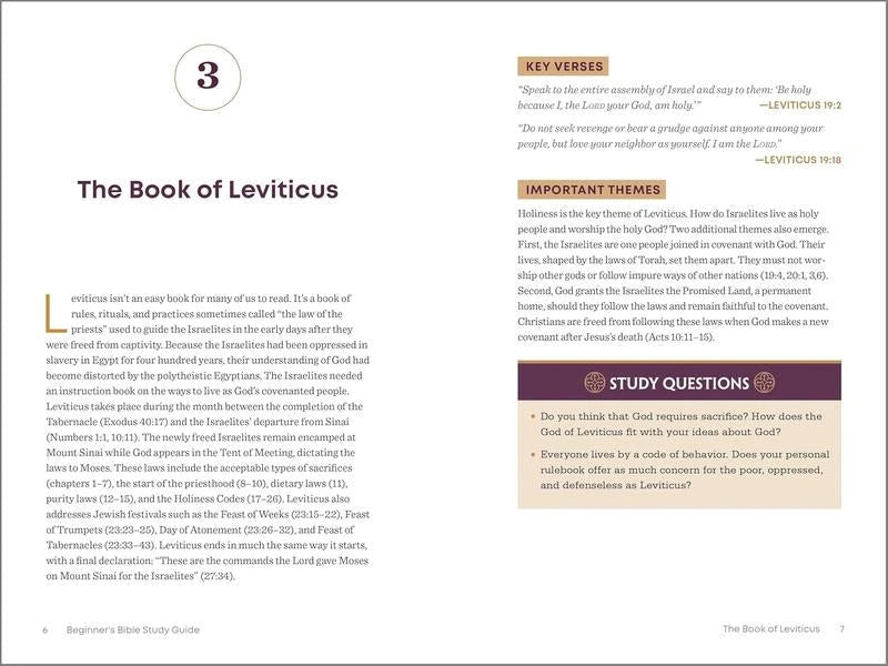 The Beginner's Bible Study Guide (50% OFF)