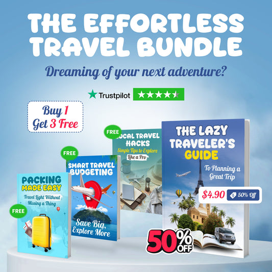 The Lazy Traveler's Guide to Planning a Great Trip (50% OFF +3 FREE)